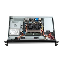 Ordinateur de contrôle industriel Eip IPC-1025 D525/1037U/J1900, serveur en rack 1U, serveur en rack métallique avec ports audio frontaux