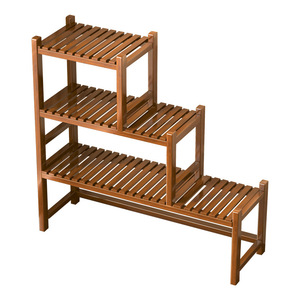 Flower <b>stand</b>/storage rack, floor-standing trapezoidal flower <b>pot</b> holder for balcony and living room, high-end bonsai and plant - Product Image 5