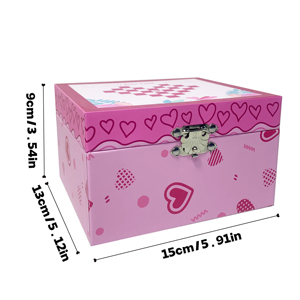 Yiyu 2026 Nueva Caja Musical de Papel Romántica Popular para Citas de Pareja con <span class=keywords><strong>Canciones</strong></span> Personalizadas, Manivela, Ecológica, Entrega Rápida, Regalo de Boda - Product Image 3