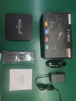 Boîtier TV intelligent MXQ Pro Android 7.1 1G + 8G Quad Core 4K HD 2.4GHz WiFi Media Player US
