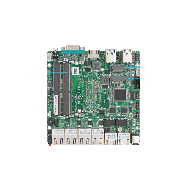 NANO ITX Server Motherboard Intel Tigerlake-U 11th Gen I3/I5/I7 CPUs DDR4 2 COM RS-232 6*Intel I226 2.5G Network Port SATA New