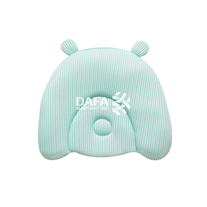Spacer Set bantal tidur sisi rajut bayi, kain jaring udara 3D leher tidur Logo cetak Digital lembut - Product Image 1