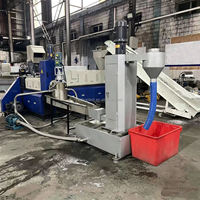 Machine de granulation à anneau d'eau pour granulés ronds et lisses, 150-350 kg/h, ligne de regranulation pour flocons de films PE, PP, ABS, PS