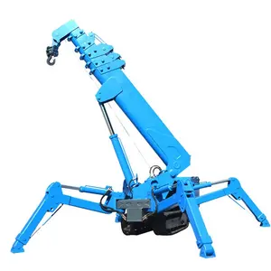 Di động thủy lực Crawler Telescopic Spider Crane làm việc trên không nâng