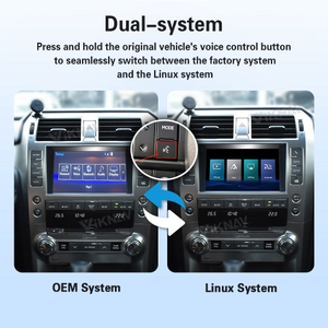 กล่องเชื่อมต่อ Viknav Linux สำหรับ Lexus GX ปี 2009-2023 ตัวถอดรหัส Wireless CarPlay Android Auto ระบบนำทาง GPS สำหรับหน้าจอวิทยุรถยนต์เดิม - Product Image 4