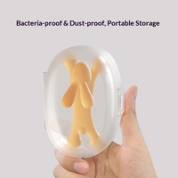 Jouet de dentition écologique pour nouveau-né, forme animale, éducatif pour l'enfance, sans BPA, en silicone, pour bébés de 0 à 24 mois