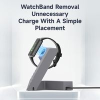 SIKAI Geometrischer Ladeständer für Samsung Galaxy Fit3/Fit2, Modulares Armband-Dock mit Kabelmanagement und Rutschfester Basis für den Schreibtisch