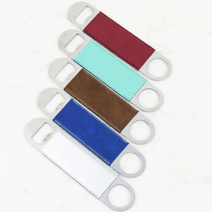 Tùy Chỉnh Cá Nhân Khắc Kẽm Hợp Kim Mở Chai Cao Cấp Thép Không Gỉ Giả Da Bên Ủng Cho Bia Bartending Công Cụ - Product Image 5