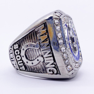 Anillo de Campeonato de la NFL de los Indianapolis Colts 2006, Aleación de Plata Grabada, Joyería Unisex - Product Image 3