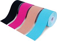 Bande de kinésiologie en coton sans latex, imperméable, respirante, écologique, pour soutien musculaire et articulaire, 5cmx25m, pré-découpée, pour athlètes - Offre Spéciale
