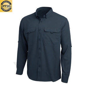 เสื้อเชิ้ตแขนยาวสำหรับผู้ชายแบบกำหนดเองได้ สำหรับกิจกรรมกลางแจ้ง แห้งเร็ว กันลม กันน้ำ ระบายอากาศได้ดี เหมาะสำหรับตกปลา เดินป่า และปีนเขา - Product Image 1