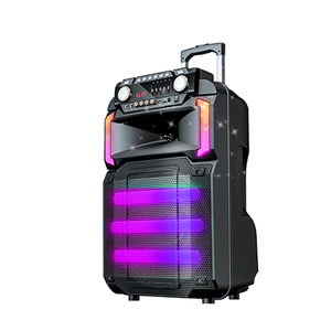 Altavoces Karaoke Bluetooth Cornetas en Oferta, Bocina Amplificada de 12 Pulgadas, Altavoz Bluetooth para Fiestas con Subwoofer y Caja de Sonido - Product Image 6