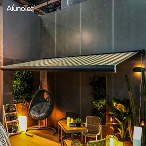 Système de pergola rétractable imperméable AlunoTec, couverture de pergola extérieure, cassette complète motorisée, système de <span class=keywords><strong>store</strong></span> pliant - Product Image 3