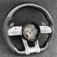 Volant sport semi-perforé en cuir Nappa pour Mercedes Benz Classe C (W205/W212) GLC C300 C200