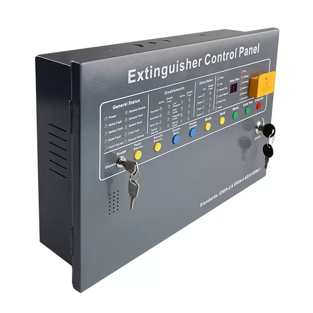 Alarm System Multi Line Fire Gas Extinguishing Controller Fire Alarm Gas Extingushing Release Control Panel
