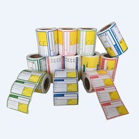 Étiquettes d'instructions de manipulation du papier thermique de qualité alimentaire pour l'emballage de viande et de poulet, 1000 étiquettes, 2,25 x 1,125 pouces, fabriquées en Chine (2
