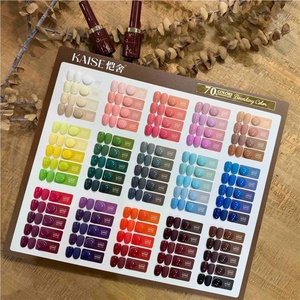 Ensemble de vernis à <span class=keywords><strong>ongles</strong></span> effet œil de chat imperméable de haute qualité Mu Li de 70 couleurs, formule en <span class=keywords><strong>résine</strong></span> tendance et longue durée <span class=keywords><strong>pour</strong></span> utilisation en salon de manucure - Product Image 1