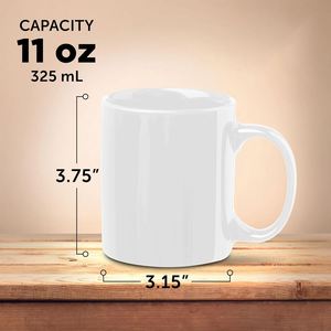 Custom 11 Oz Eco-Friendly Traditional C-Handle Promotional Ceramic <b>Mug</b> with Sublimation Printing for Coffee Marketing Gifts - Product Image 3