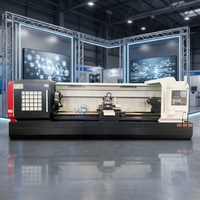 Système de commande GSK, tour CNC à lit horizontal, à usage intensif, à un seul axe, pour métaux, modèle CK6180