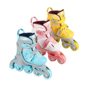 Rollers à roulettes ajustables multifonctionnels pour enfants et filles, avec roues lumineuses en PU, livraison directe transfrontalière exclusive - Product Image 4