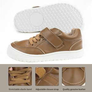 Giày chạy bộ da không gót, kiểu dáng tối giản, mũi rộng, có logo tùy chỉnh, dành cho cả nam và nữ, đi bộ ngoài trời - Product Image 3