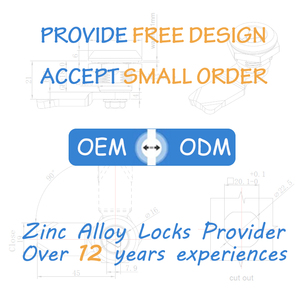 High Security Zinc Alloy <strong>Door</strong> <strong>Lock</strong> Cylinder with Tubular Key for Vending Machine - Product Image 5