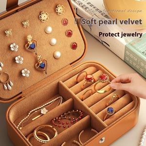 Handmade Lớn Hộp Đồ Trang Sức Cao Cấp Lưu Trữ Container Cho Dây Chuyền Vòng Tay Bông Tai Có Giá Trị Mảnh - Product Image 1