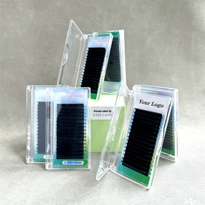 <span class=keywords><strong>ESSI</strong></span> LASH Unique Longueur 6-30 MM Extension de Cils Volume Russe Professionnelle Naturelle Courbe C Plateau - Product Image 2