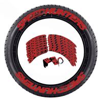 Autocollant en caoutchouc pour pneu de voiture, personnalisé/en gros, avec lettres