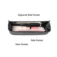 Sarung Tas Tyvek untuk Penggunaan Sehari-hari, Organizer Dalam yang Tahan Lama dan Ringan untuk Tas Tangan, Dompet, dan Perjalanan