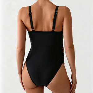 Maillots de bain une pièce pour femmes enceintes, découpés, à fines bretelles, pour la grossesse - Product Image 3