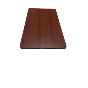 Dessus de table MDF stratifié en bois massif de couleurs et de tailles personnalisables pour table de bureau réglable sur pied