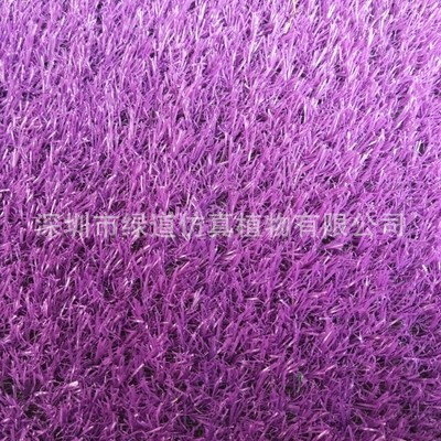 Gazon violet de 2 cm de haut, 4 mètres de large, 1 mètre carré par rouleau