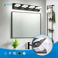Éclairage LED de salle de bain en aluminium de 20/24/30 pouces avec design moderne, sans scintillement, luminosité élevée, pour salle de bain ou cuisine