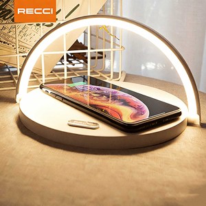RECCI RLS-L07 Touch Control Ambient Light Wireless Charger with <b>Phone</b> <b>Stand</b> - Product Image 3