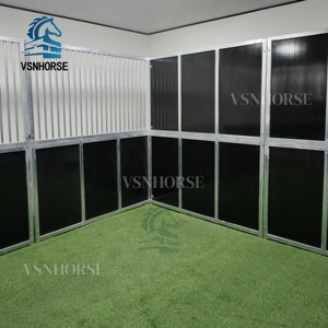 Panneau arrière de box à chevaux de haute qualité avec porte d'accès pour l'organisation moderne des écuries et la sécurité des chevaux - Product Image 5