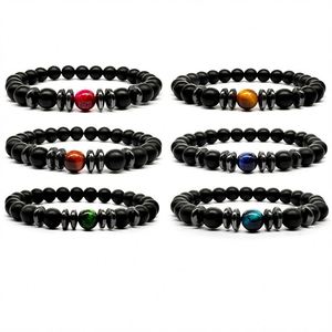Pulsera de Piedra Natural con Cuentas de Vidrio Coloridas, Amuleto de Protección, Innovador Control de Calidad Estricto, Tarjeta de Consejos de Mantenimiento - Product Image 2