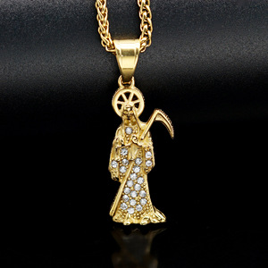 Colgante de las Reliquias de la Muerte, Collar de Santa Muerte, Colgante del Ángel de la Muerte - Product Image 2