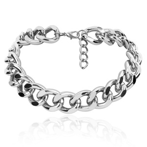 <b>Chunky</b> Chain <b>Necklace</b> 40cm 7cm Aluminum Alloy Women's Clavicle Chain Fashion Jewelry Gift - Product Image 4