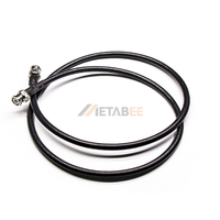 Connecteur BNC Femelle Mâle à Sertir pour Câble Coaxial RG58 50 Ohms, Prise Baïonnette RF Coaxiale, Borne Jack à Faible Perte 4GHz pour Liaison CCTV
