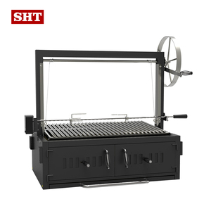 เตาบาร์บีคิวถ่านแบบฝังกลางแจ้ง ดีไซน์ใหม่ สไตล์อาร์เจนตินา ทำจากสแตนเลส เหมาะสำหรับงานปาร์ตี้ในโซนแฟนบอล - Product Image 1