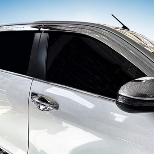 Accessoires extérieurs pour voitures de la marque KQD, garde-fenêtres chromés, pare-pluie, déflecteurs de voiture, pare-soleil pour 4 Runner - Product Image 2