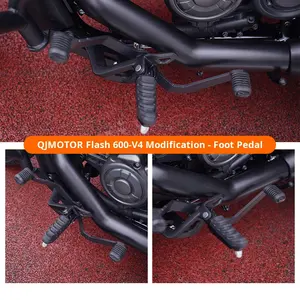 Pour QJmotor <span class=keywords><strong>Flash</strong></span> 600 : repose-pieds avant et arrière, levier de changement de vitesse, levier de changement de vitesse en acier au carbone, remplacement précis et <span class=keywords><strong>direct</strong></span> - Product Image 2
