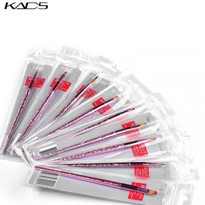 KADS – ensemble de pinceaux pour nail art en cristal dégradé rose, 9 pièces, en Nylon, pour dessin, gel UV, peinture, outil professionnel pour manucure - Product Image 3