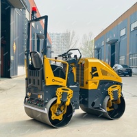 Compacteur à rouleaux de 1,5 tonne (1500 kg) et 2,5 tonnes (2500 kg) - Mini rouleau compresseur avec tambour durable pour un compactage efficace du sol