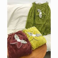 Fille fleur jupe de bain pour adultes doux corail polaire charpie peignoir serviette absorbant sans bretelles conception vêtements de nuit pour femmes