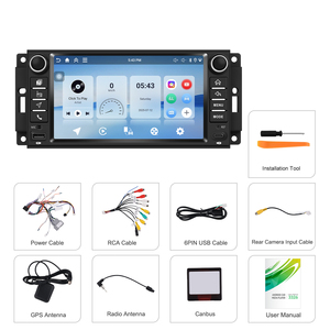 Autoradio Android Hikity 4+128G/4+64G 7'' pour Chrysler <span class=keywords><strong>Dodge</strong></span> <span class=keywords><strong>Jeep</strong></span>, CarPlay sans fil, Android Auto, écran Incell, GPS, WIFI, vente en gros - Product Image 6