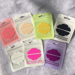Reusable Silicone Lash Lift Pad Shields Glueless Eyelash <b>Perm</b> <b>Rods</b> Custom Logo Self Sticky Lash Lifting Pads - Product Image 6