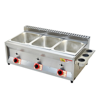 Nouvelle friteuse à gaz industrielle de comptoir pour usage commercial, friteuse à beignets/frites/gâteaux