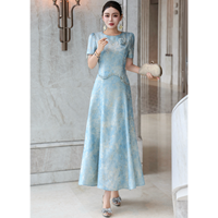 Nouvelle Robe Longue Élégante et Tendance pour Femme, Style Français, Perlée, Respirante, Vintage, Coupe Ample, Luxe Léger, Idéale pour l'Été et les Loisirs